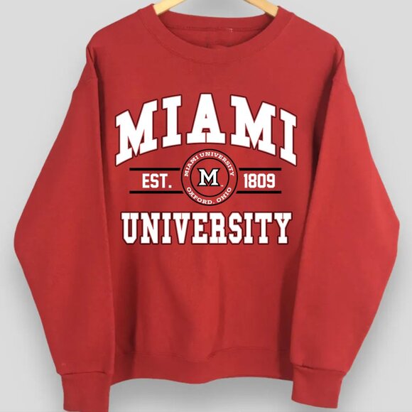 Miami University Sweatshirt Miami University Miami of Ohio Shirt Retro Style - Picture 2 of 2